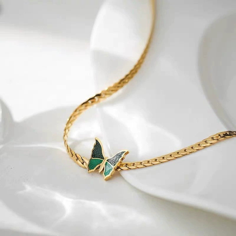 Flora | Papillon Butterfly Anklet