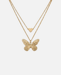 Amor | Willow Butterfly Heart Necklace