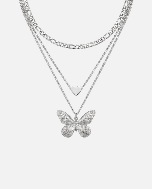 Amor | Willow Butterfly Heart Necklace